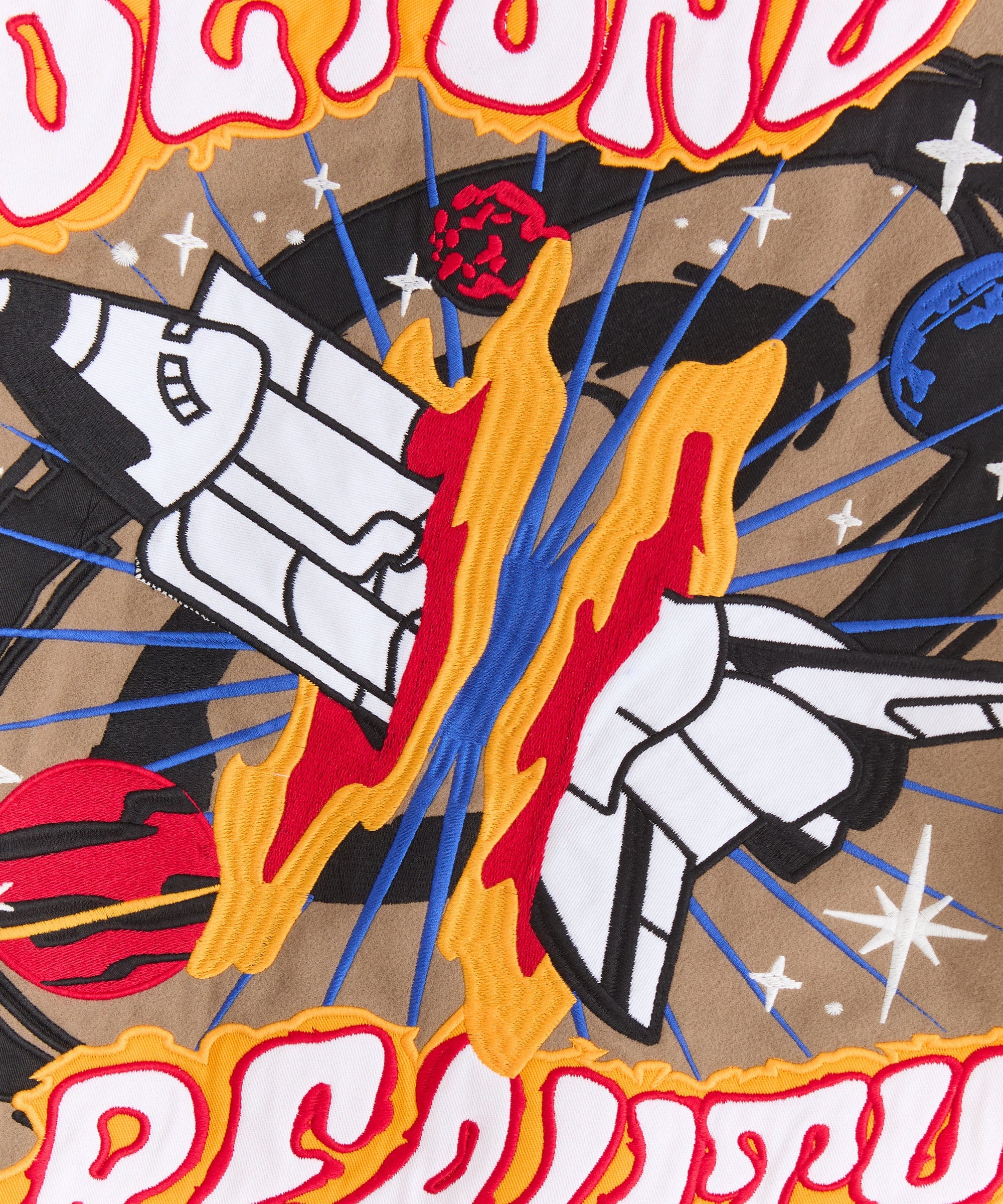 Beyond Reality Varsity Jacket PU - Khaki