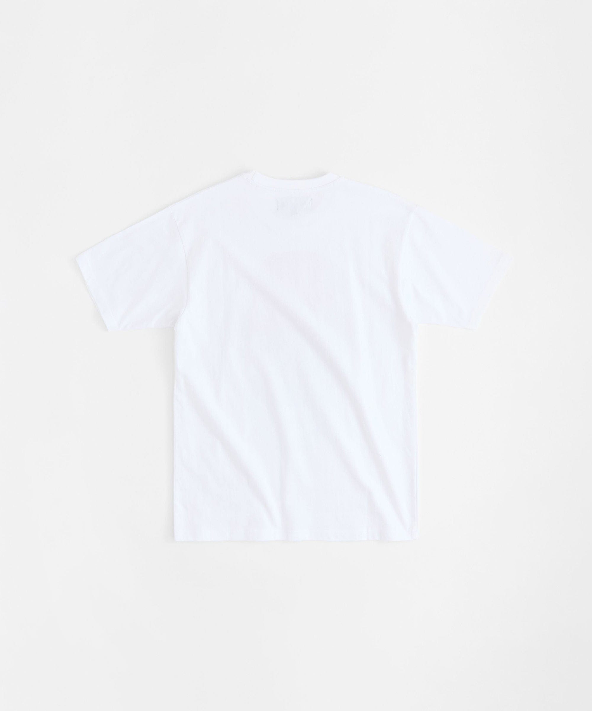 Teddy Rhinestone Short Sleeve Tee - White