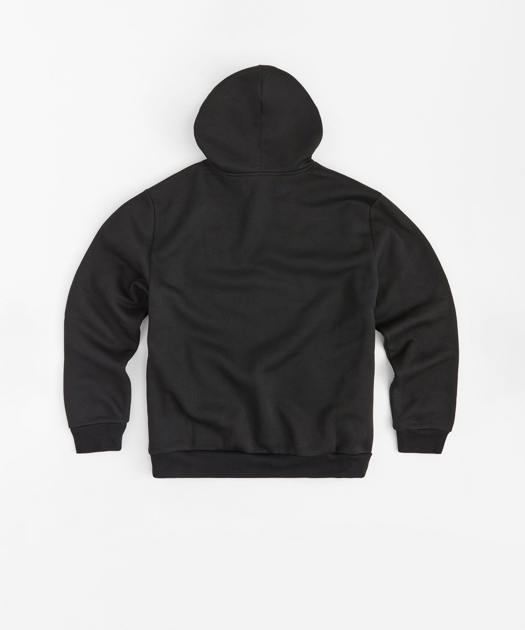 Defy The System Embroidered Hoodie - Black