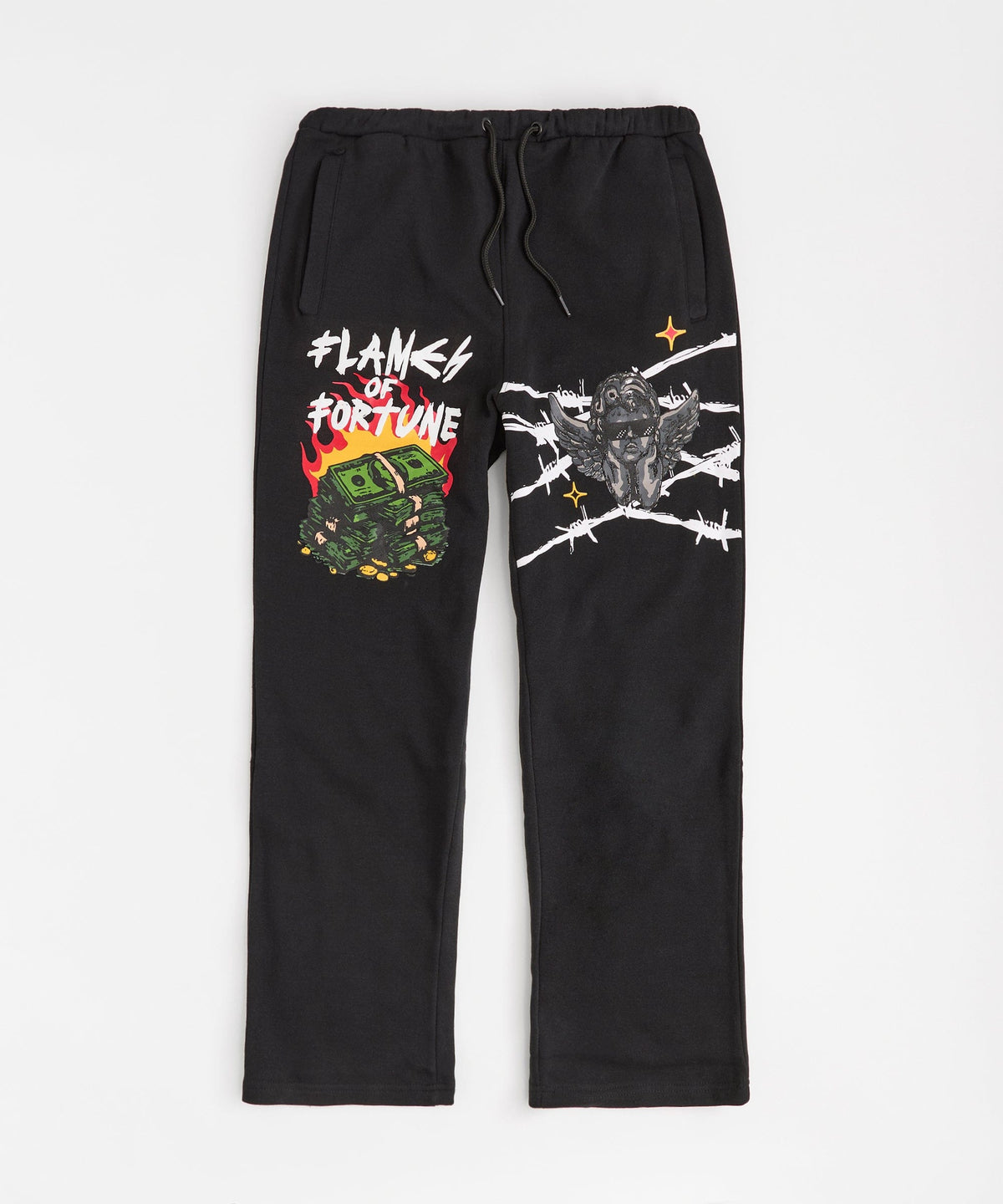 Women Flames Of Fortune Pants - Black