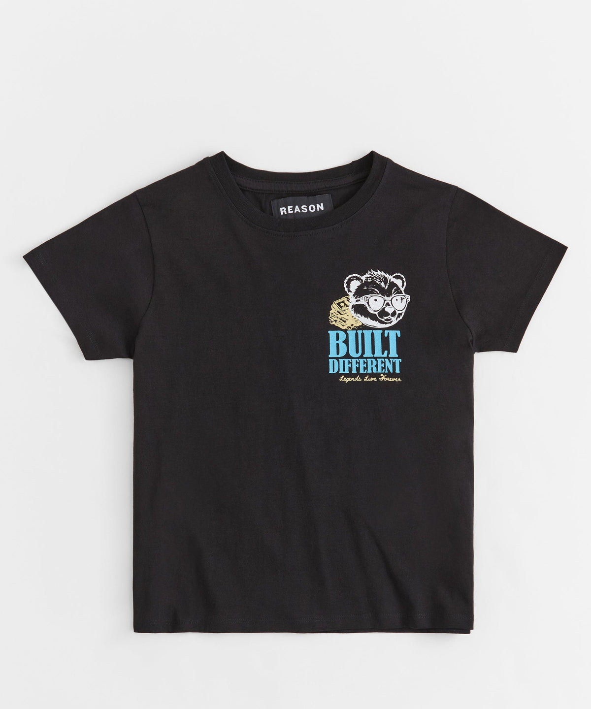 Kids Built Different Short Sleeve Tee - Black