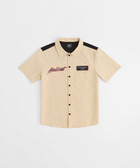 Dodge Hellcat Mechanics Short Sleeve Shirt - Khaki