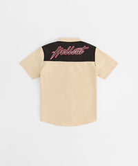 Dodge Hellcat Mechanics Short Sleeve Shirt - Khaki