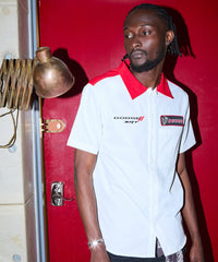 Dodge Demon Mechanics Short Sleeve Shirt - White