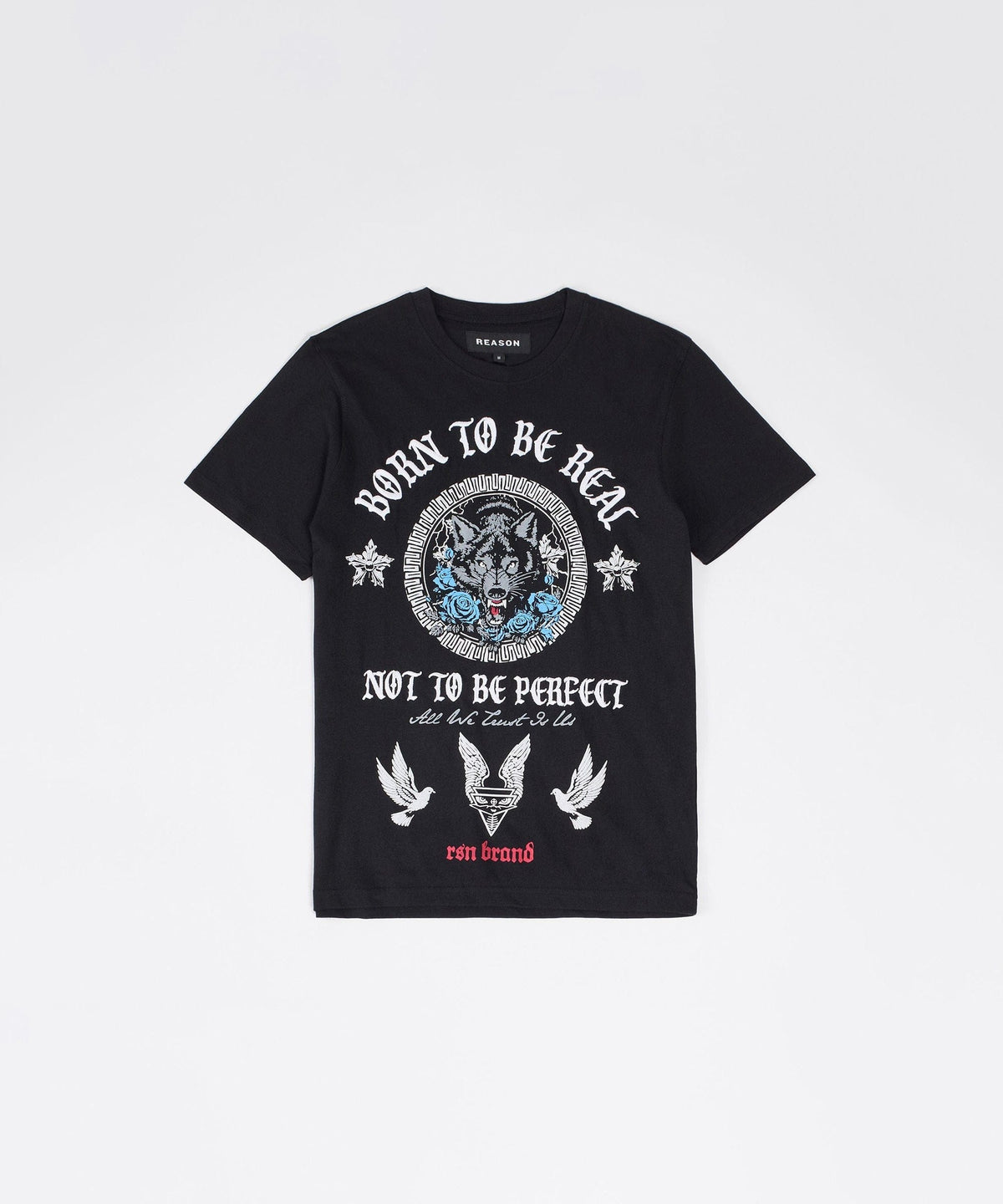 Trust No 1 Embroidered Short Sleeve Tee - Black