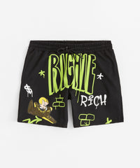Richie Rich Rhinestone Short - Black