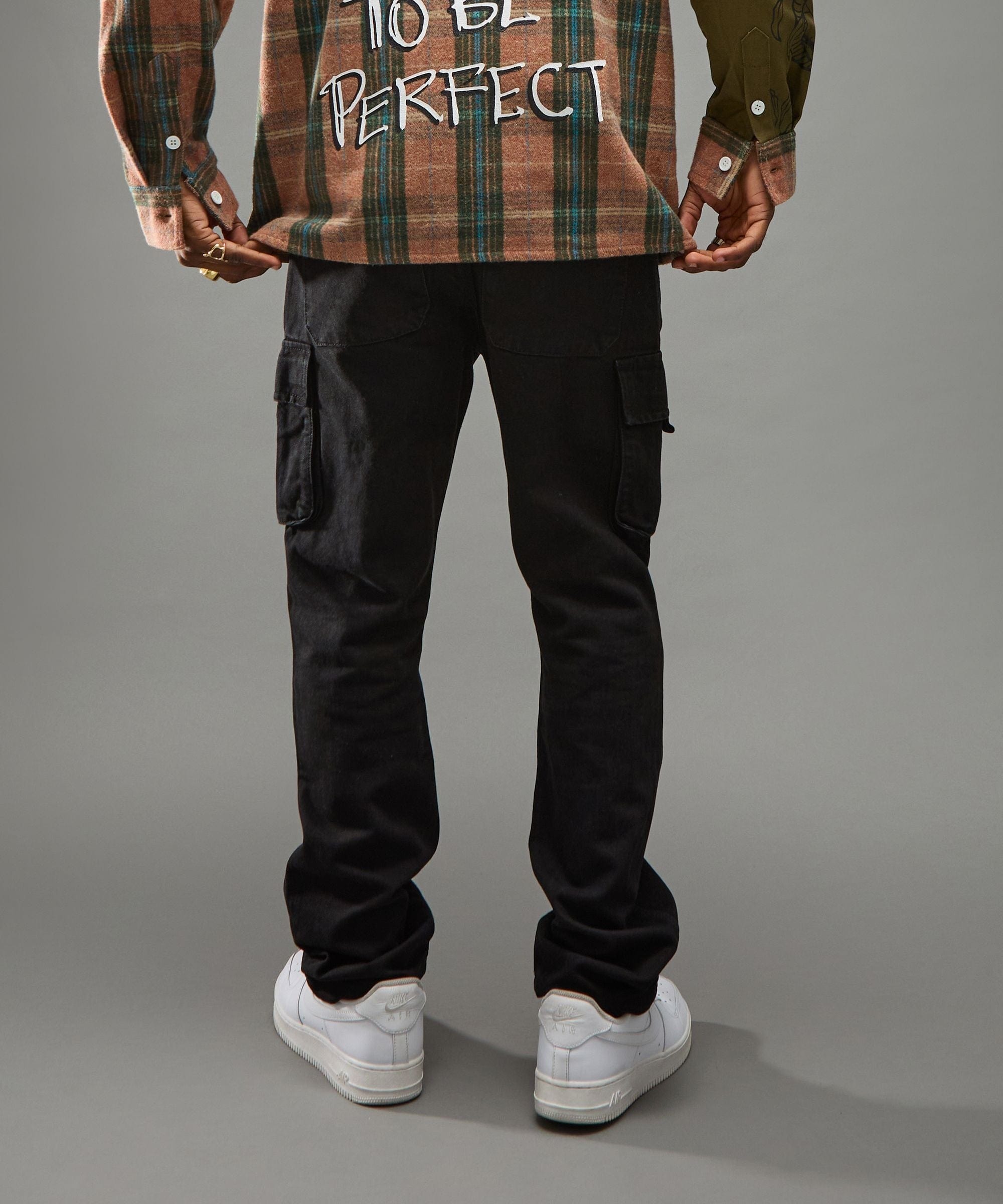 Workwear Cargo Pants - Black