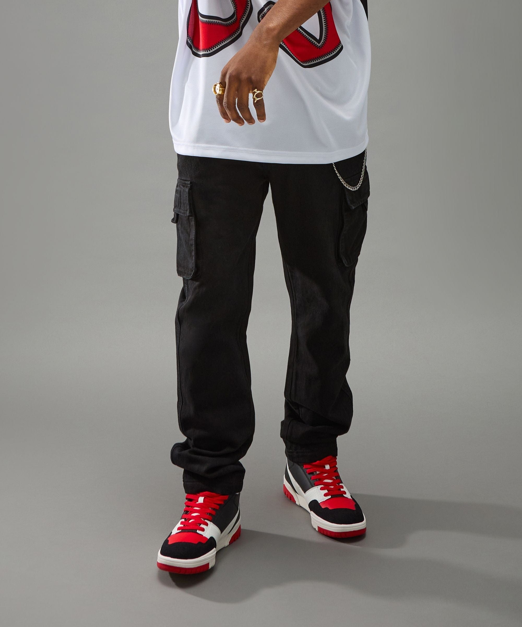 Workwear Cargo Pants - Black