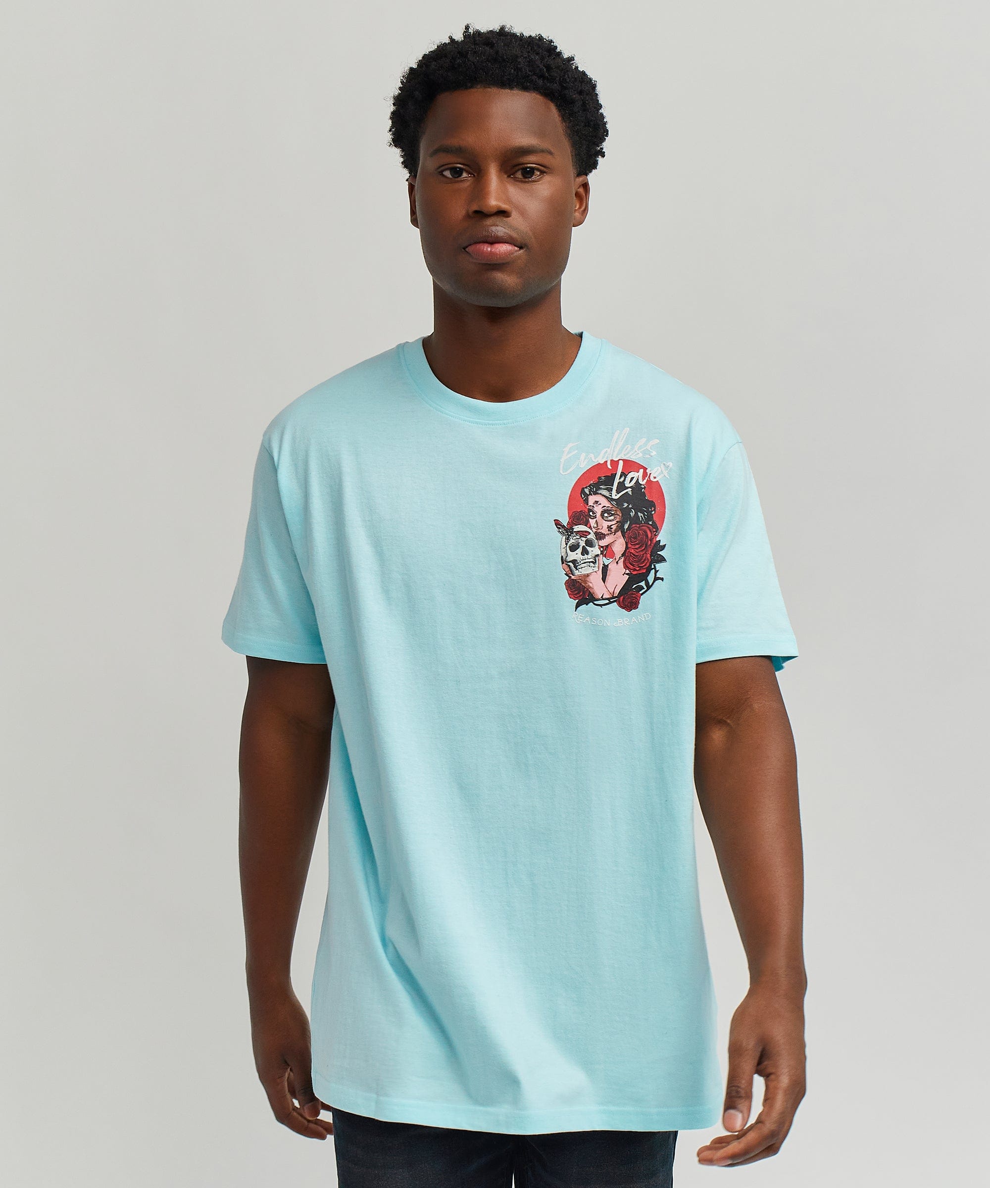 Endless Love Short Sleeve Tee - Light Blue