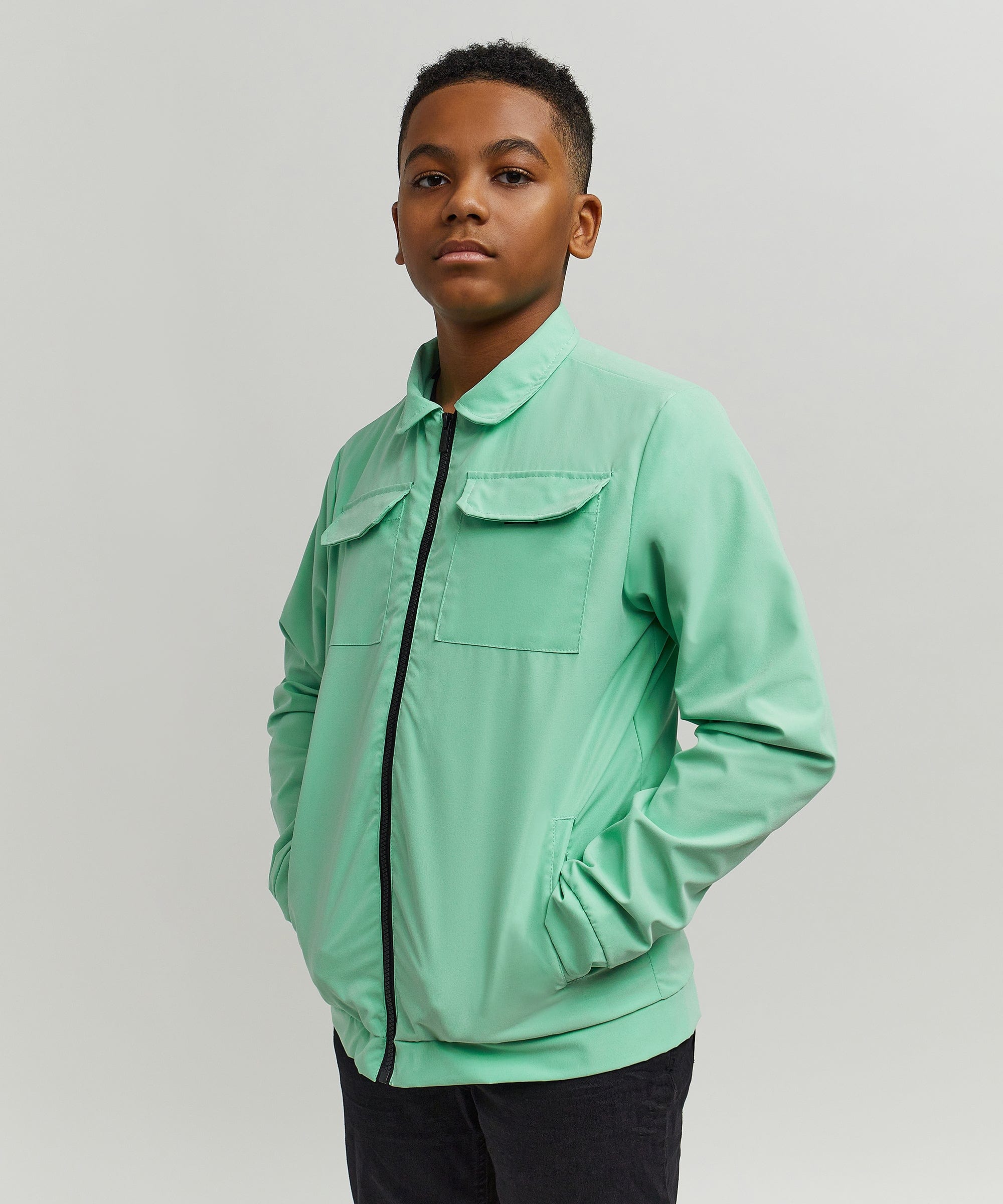 Kids Cargo Jacket - Sage
