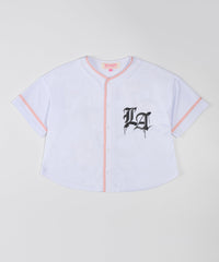 Women Los Angeles Crop Jersey - White