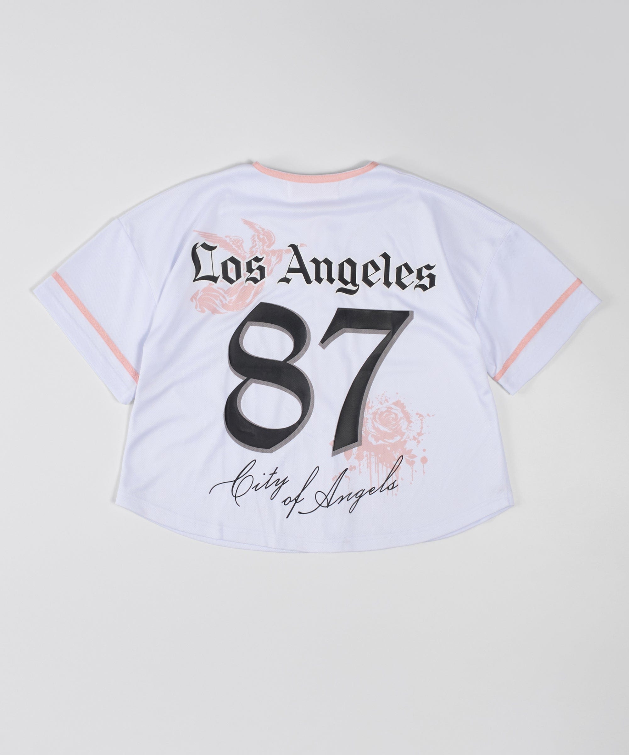 Women Los Angeles Crop Jersey - White