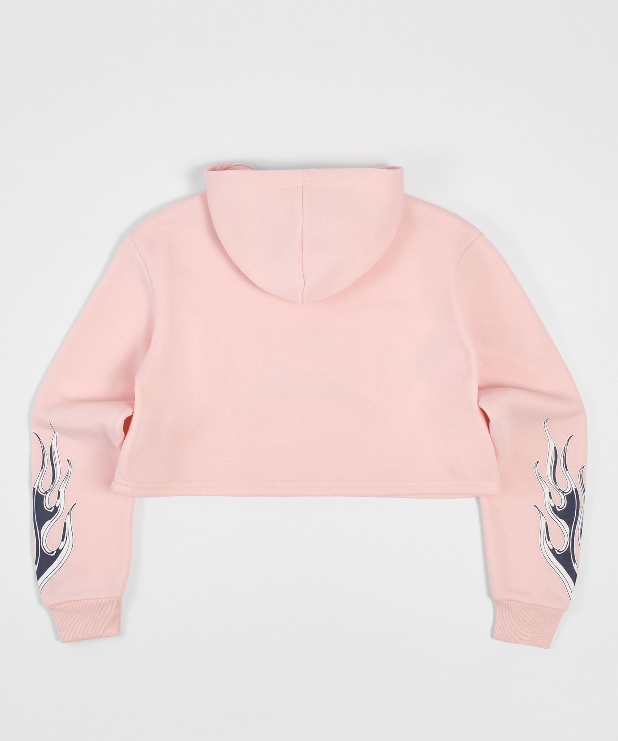 Women Brooklyn Cropped Hoodie - Light Pink
