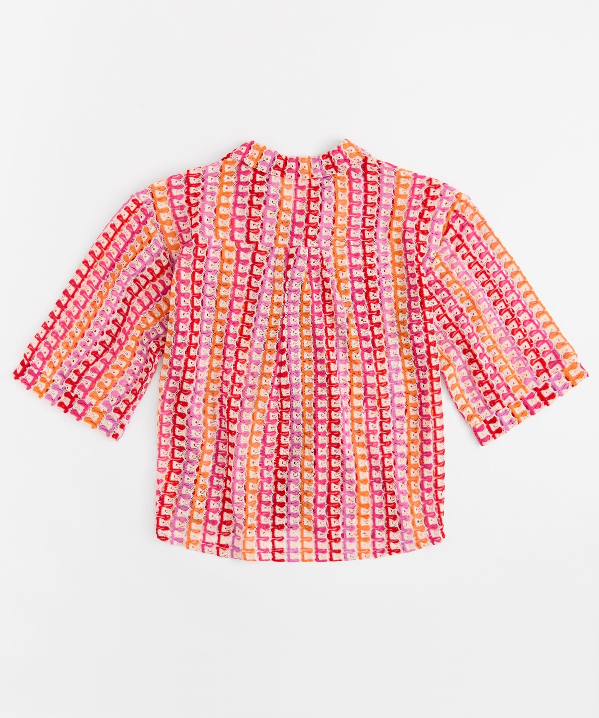 Women Plus Size Textured Shirt