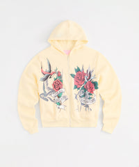 Women Do Wrong To None Hoodie - Cream