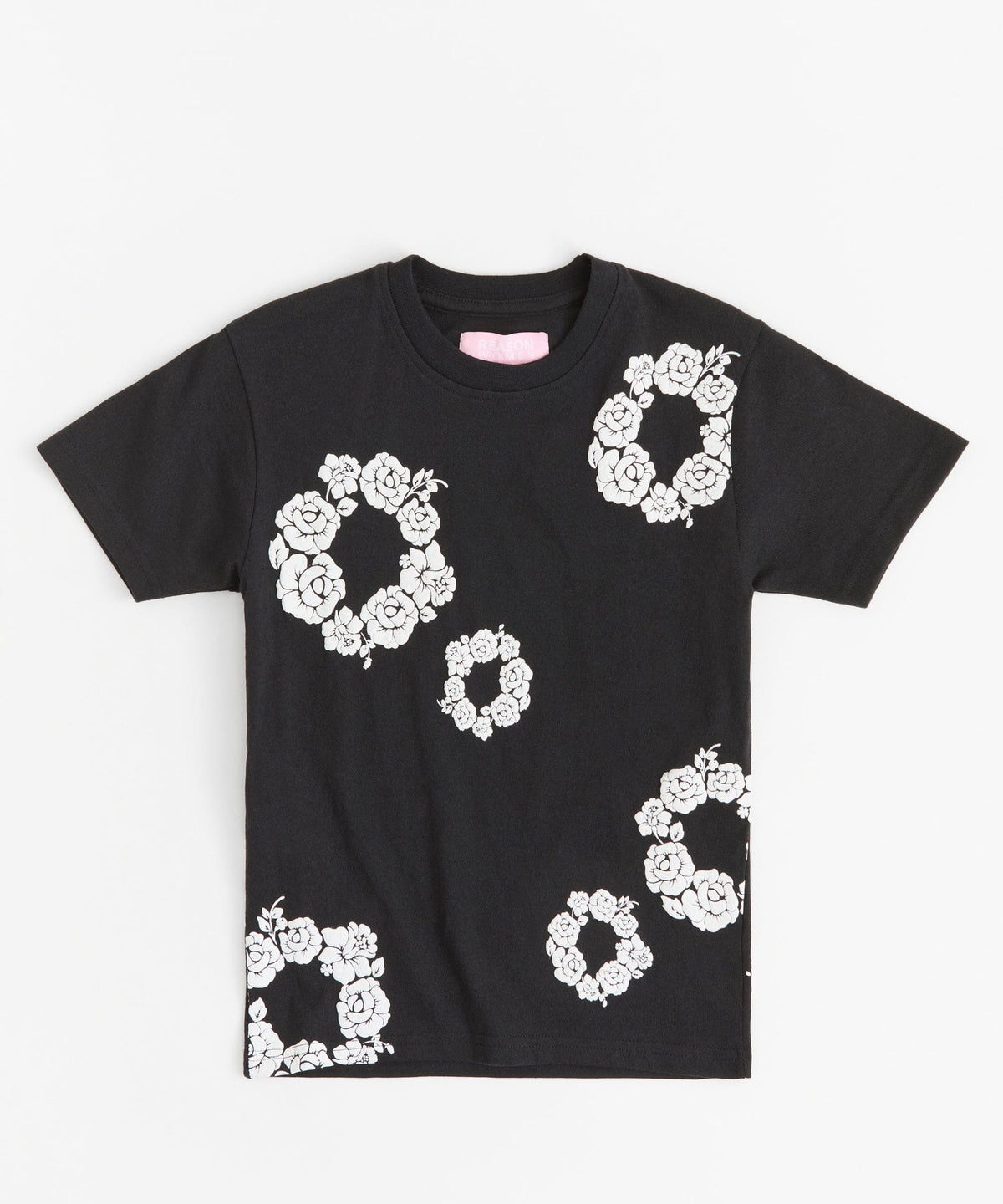 Women Rose Tee - Black