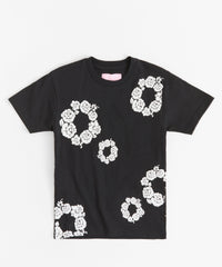 Women Rose Tee - Black