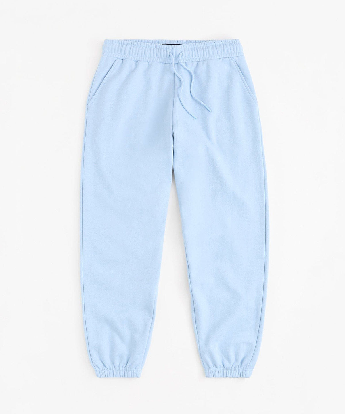 Essential Heavyweight Fleece Baggy Fit Jogger Pants - Blue