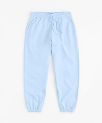 Essential Heavyweight Fleece Baggy Fit Jogger Pants - Blue
