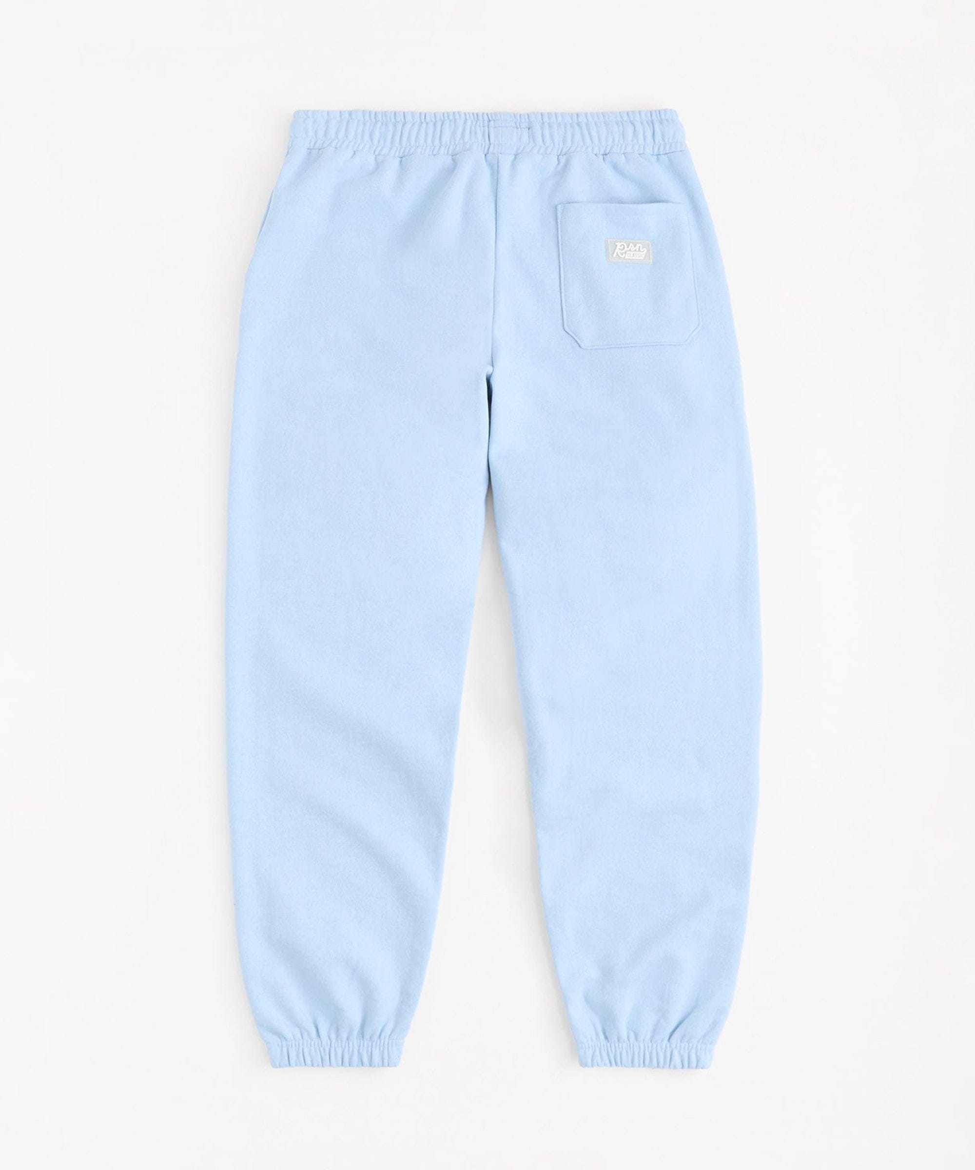 Essential Heavyweight Fleece Baggy Fit Jogger Pants - Blue
