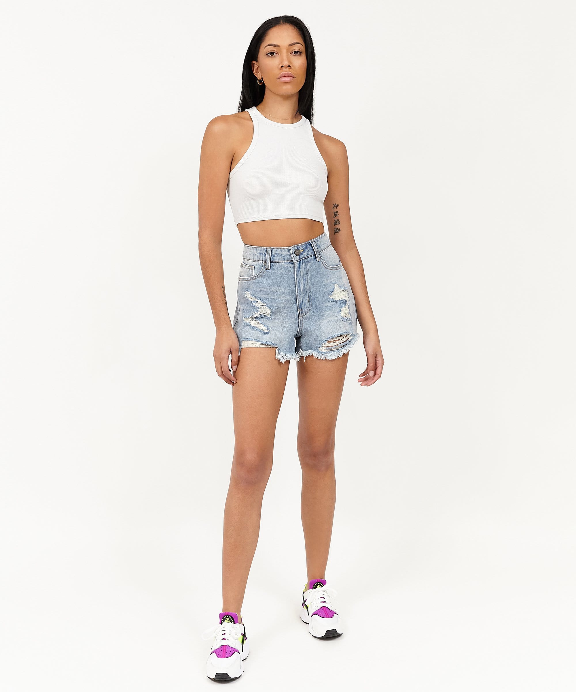 Womens Ella Denim Shorts