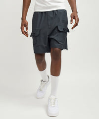 Goat Utility Stretch Tech Nylon Cargo Shorts - Charcoal