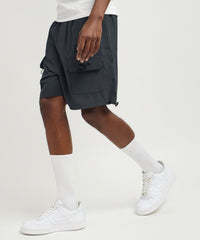 Goat Utility Stretch Tech Nylon Cargo Shorts - Charcoal