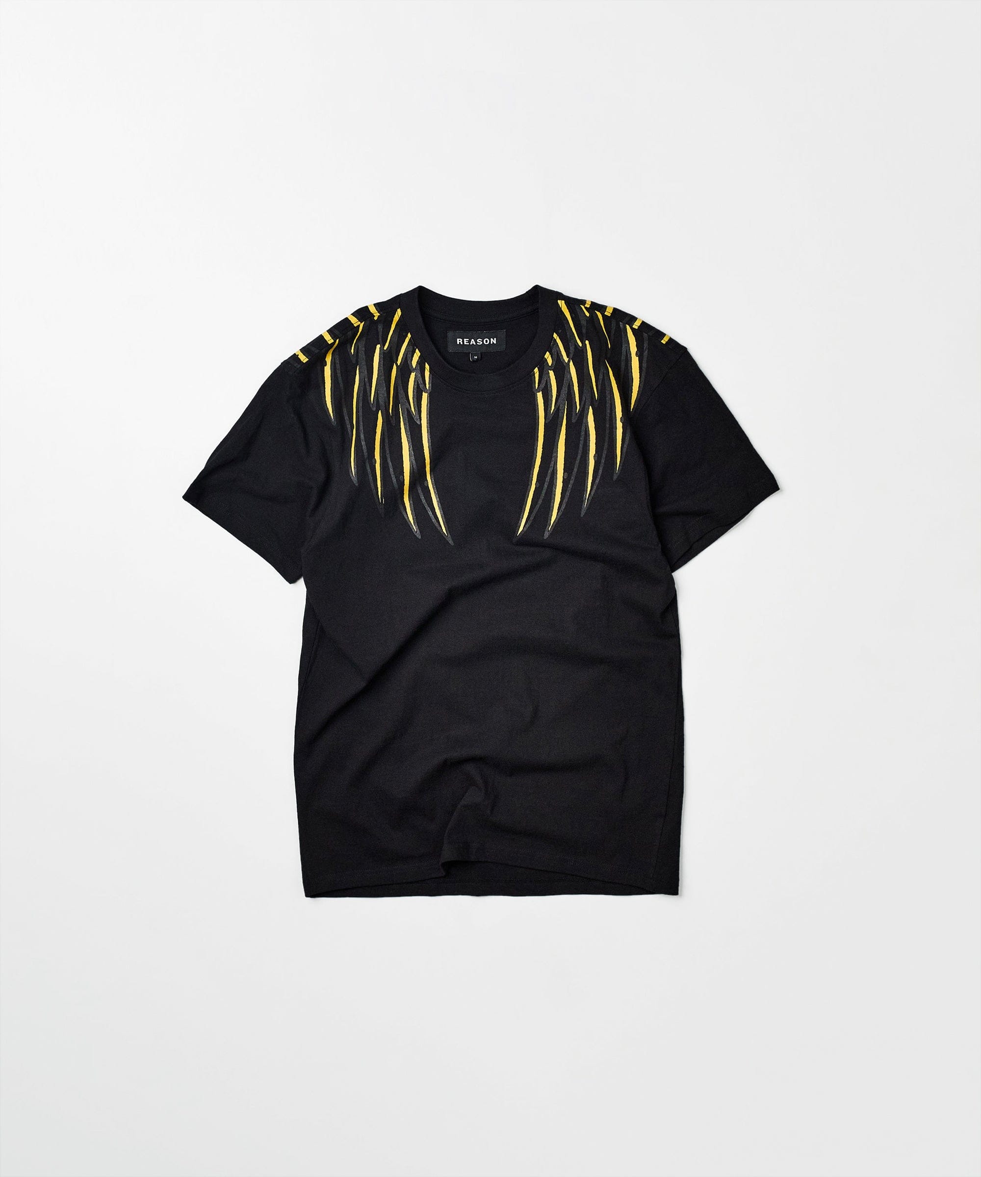 Phoenix Short Sleeve Graphic Print Tee - Black