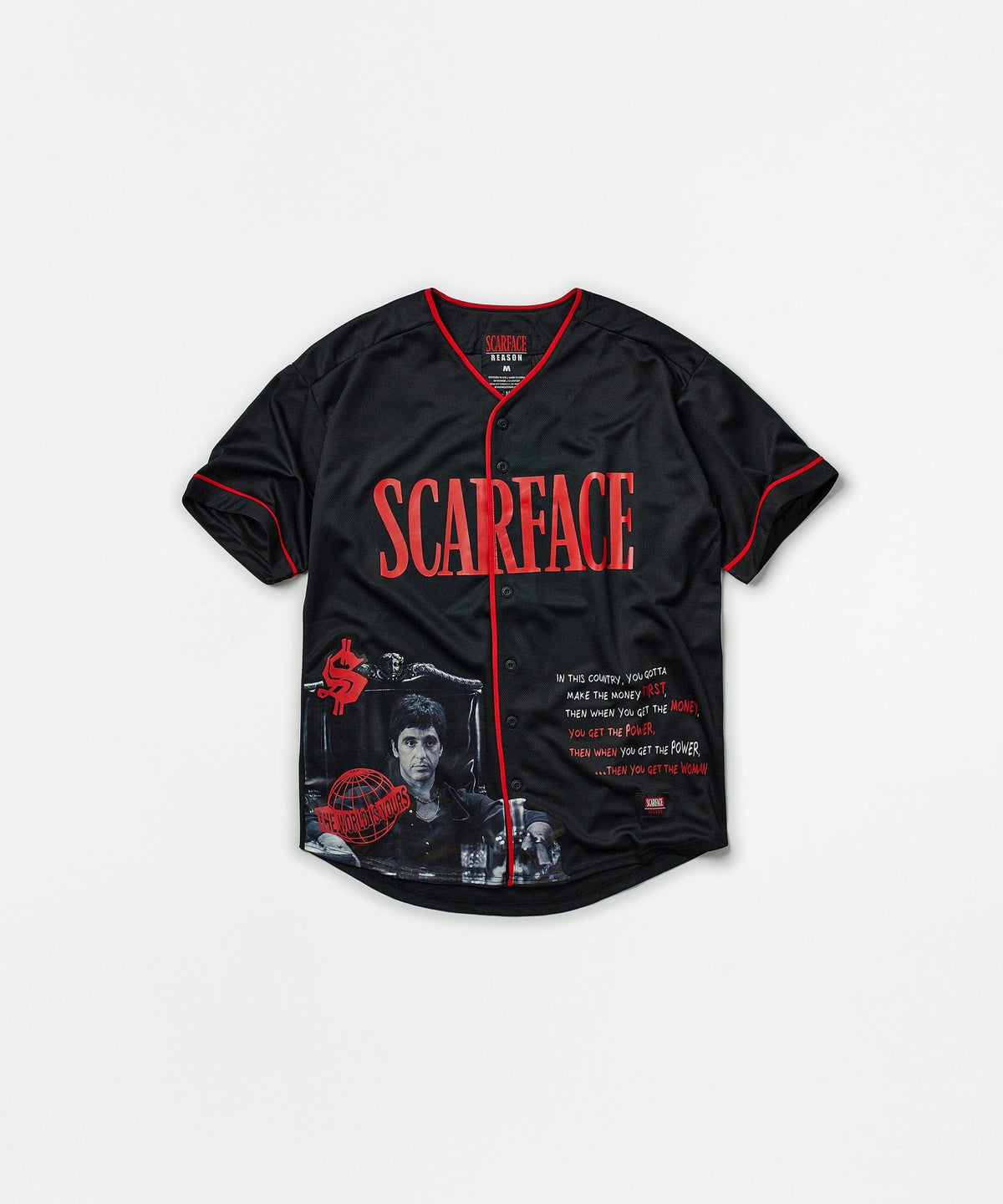 Scarface™ Baseball Jersey - Black