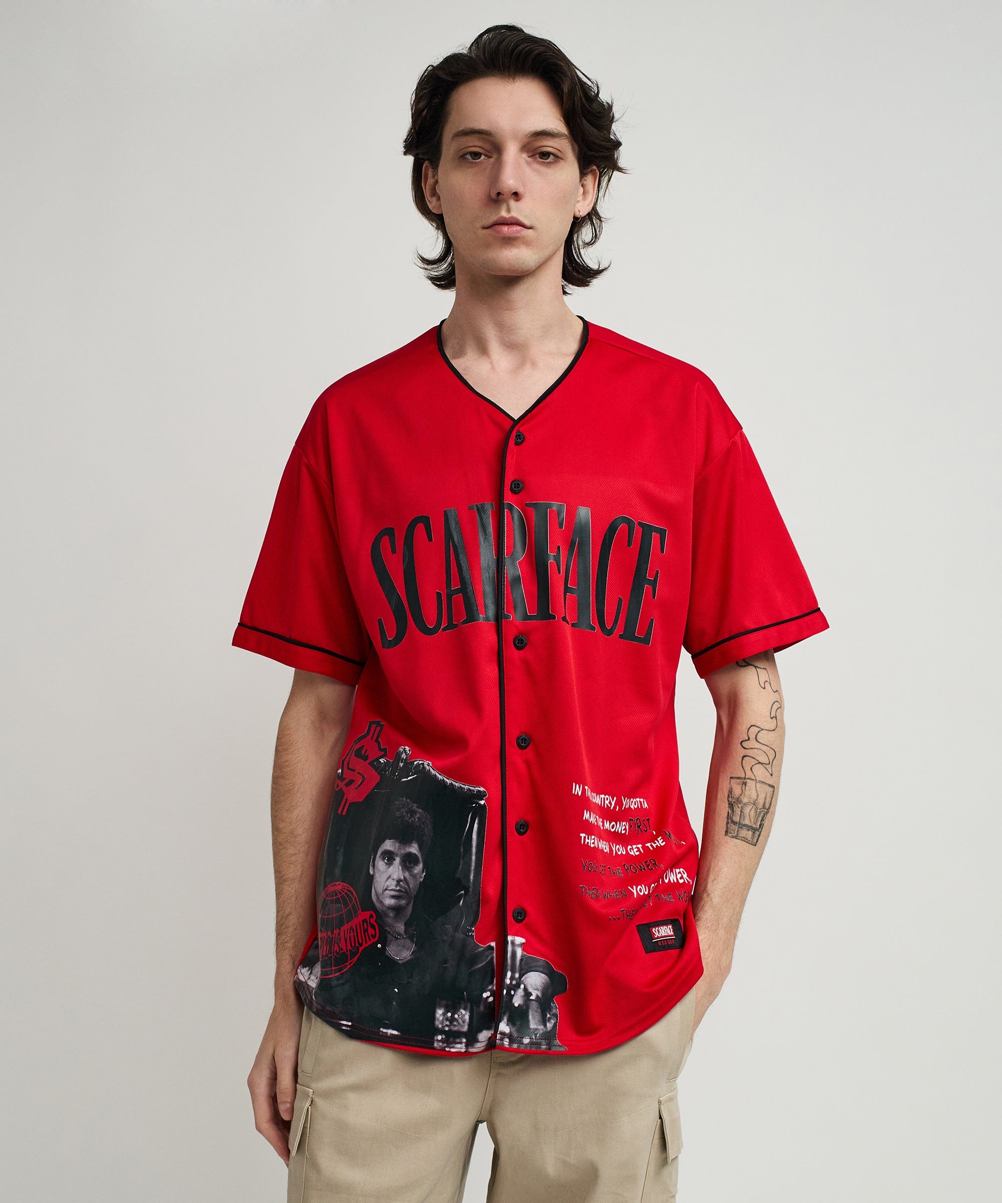 Scarface™ Baseball Jersey - Red