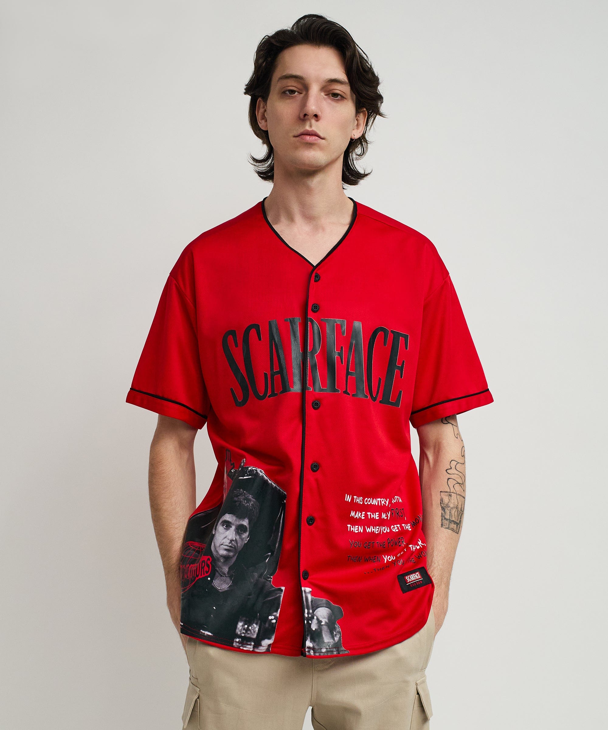 Scarface™ Baseball Jersey - Red