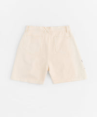 Roses Woven Shorts - Cream