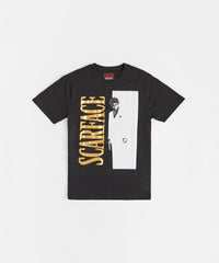 Scarface Gold Foil Short Sleeve Tee - Black