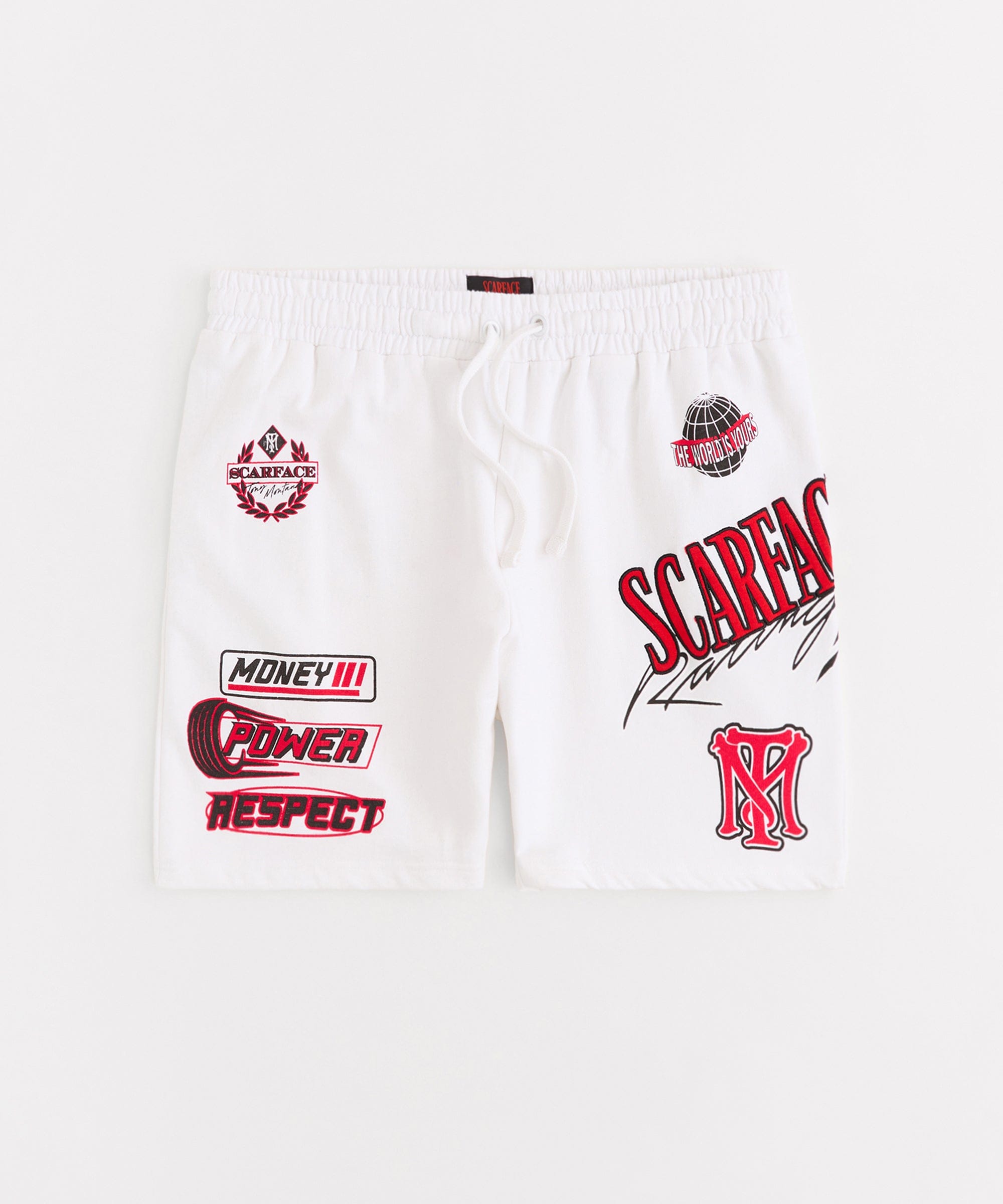 Scarface Racing Short - White