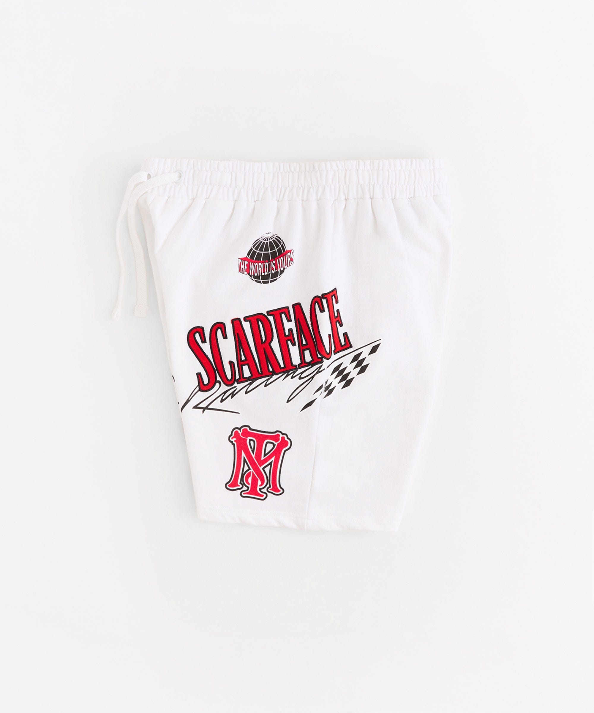 Scarface Racing Short - White