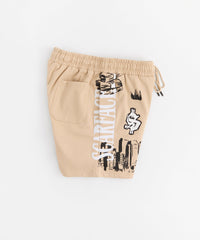 Scarface Fleece Short - Khaki
