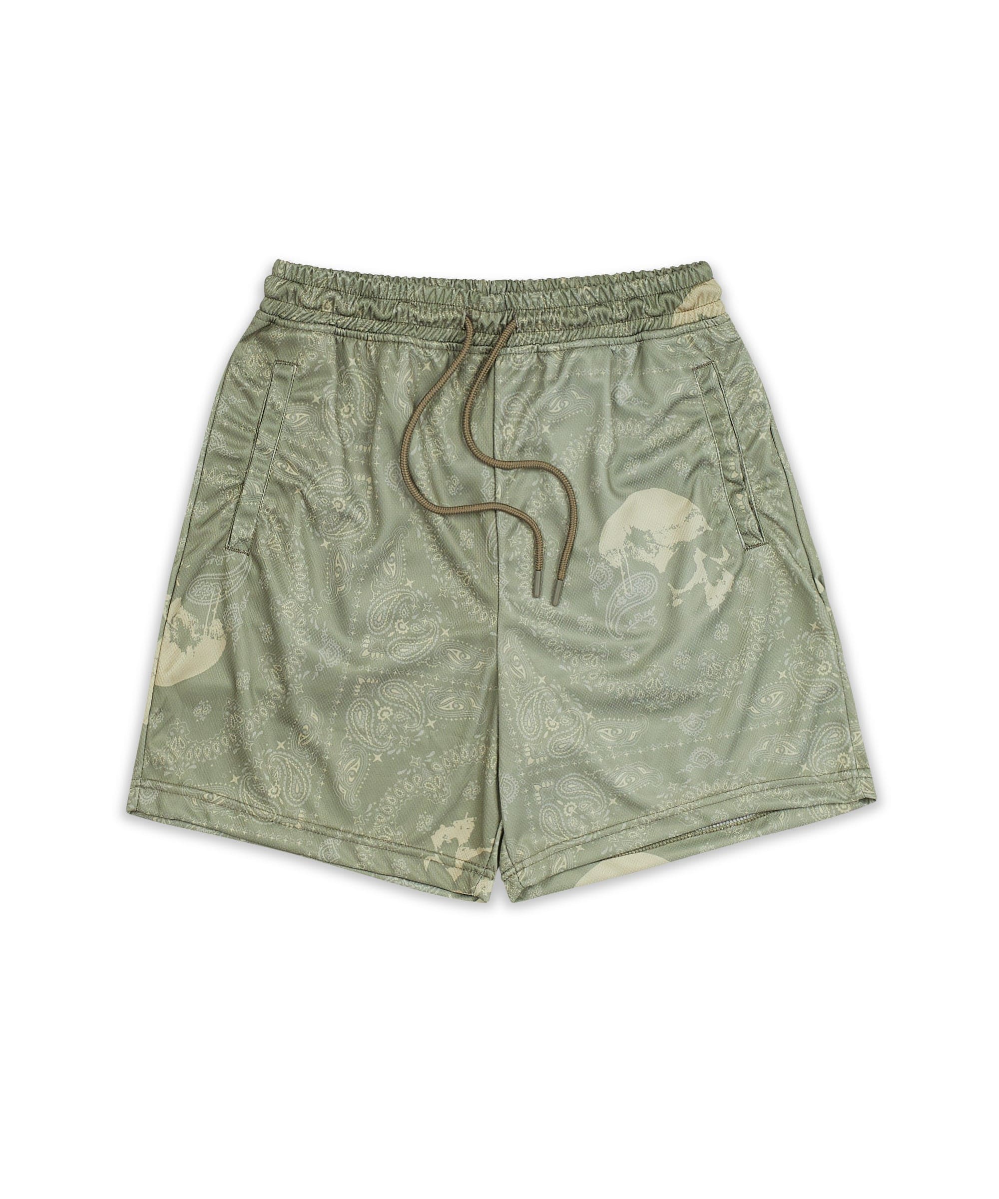 Skull Paisley Shorts