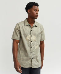 Skull Paisley Short Sleeve Shirt