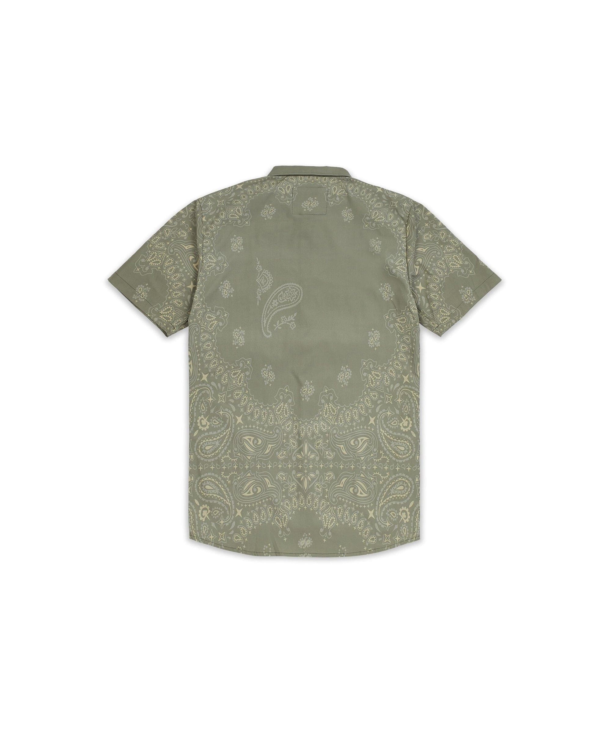 Skull Paisley Short Sleeve Shirt