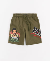 Pablo Mugshot Short - Olive Green