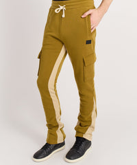 Flare Fleece Sweatpants - Khaki