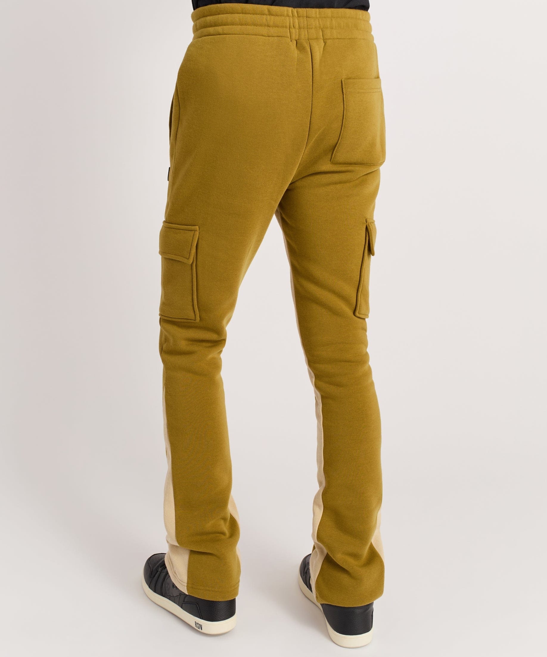 Flare Fleece Sweatpants - Khaki