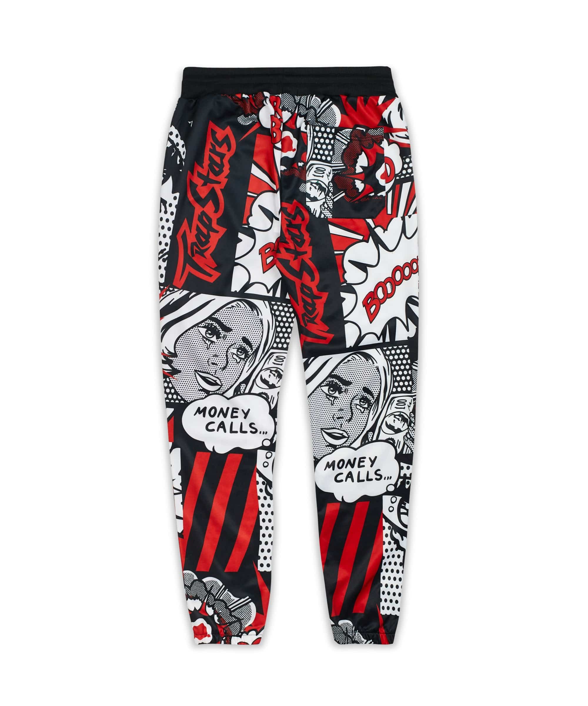 Plus Size Money Calls Comic Print Jogger