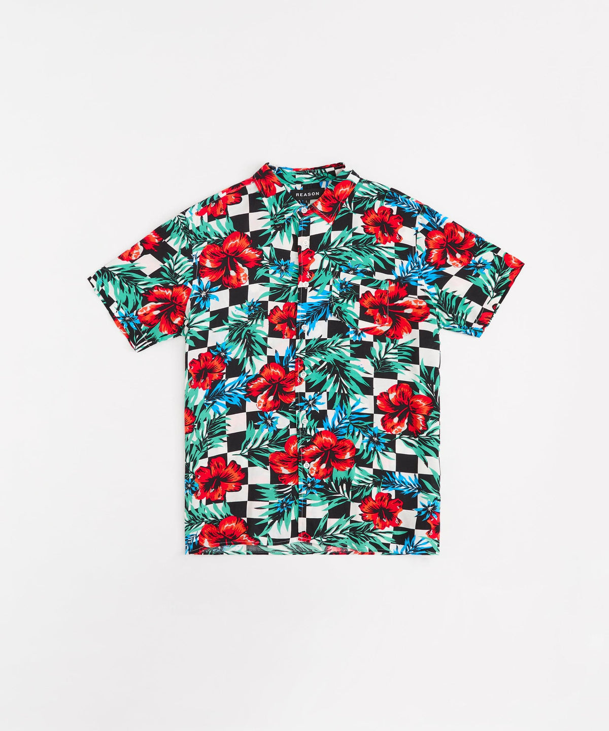 Floral Check Short Sleeve Shirt