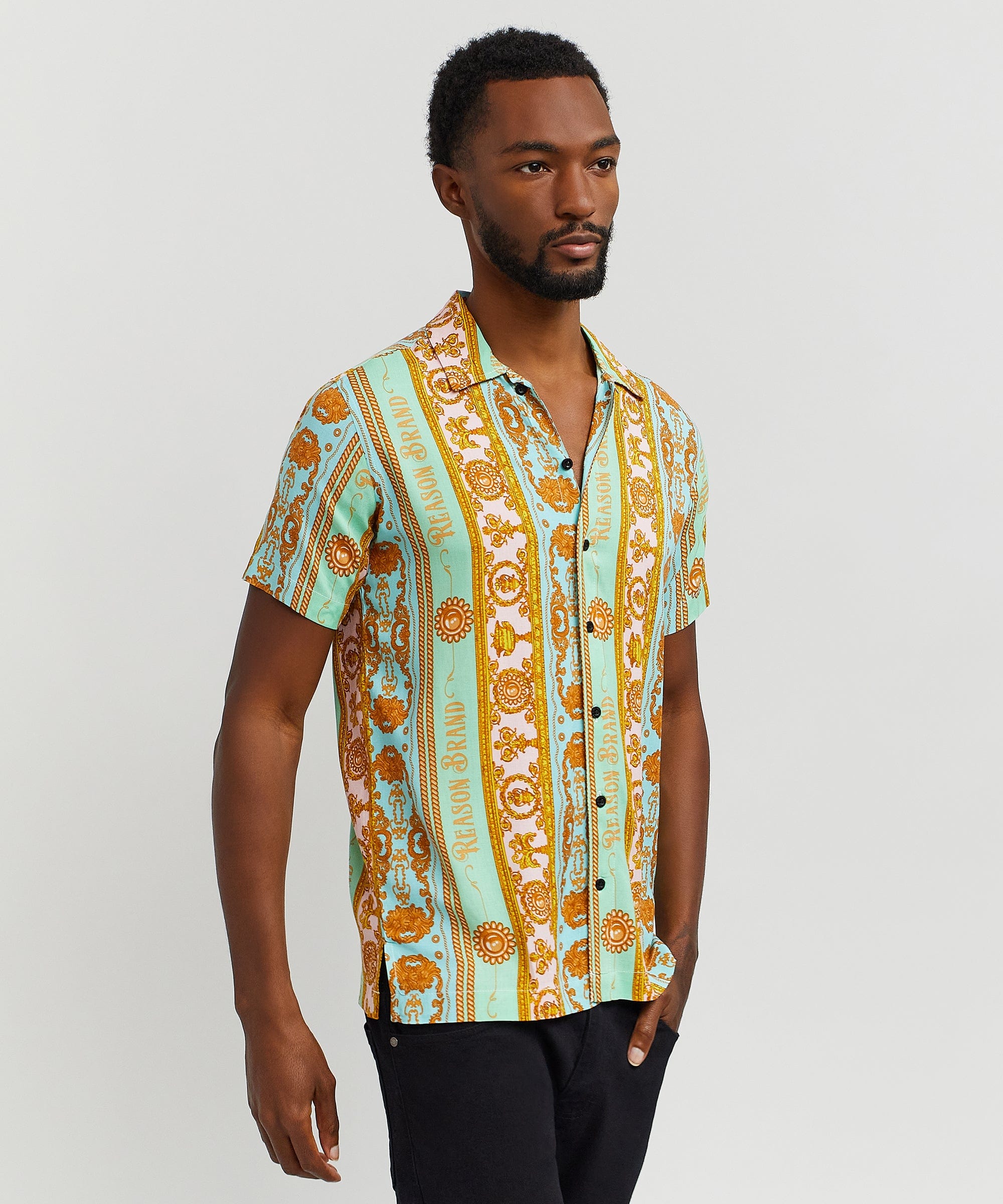 Royal Chain Short Sleeve Shirt