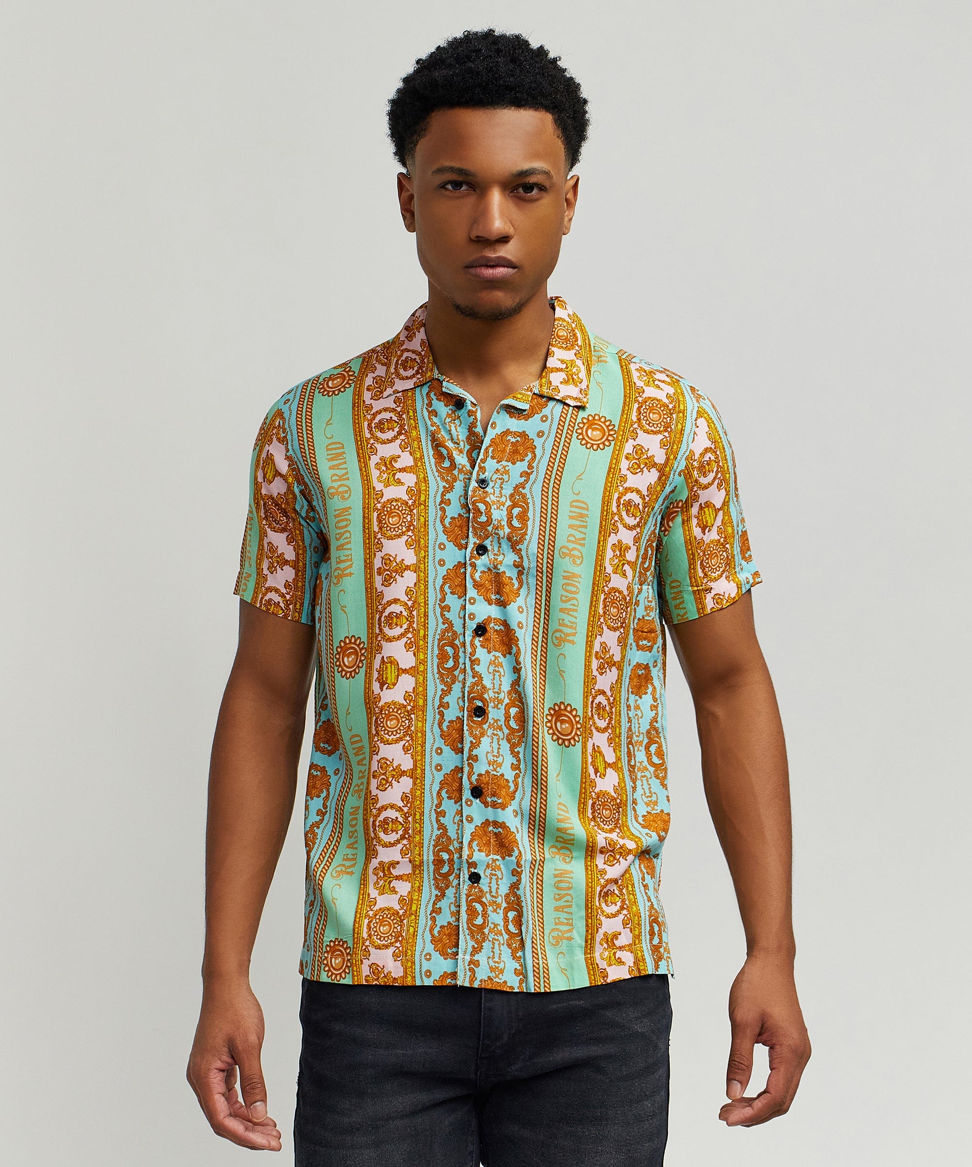 Royal Chain Short Sleeve Shirt