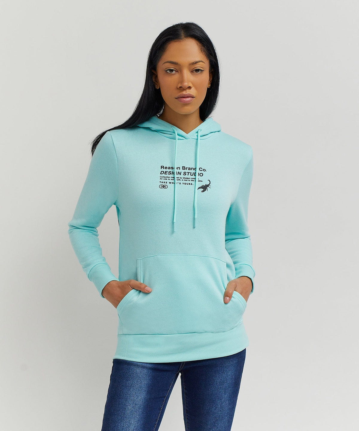 Womens Tokyo Back Print Hoodie