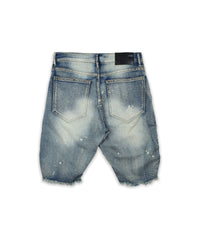Kid Mini Hiram Denim Shorts - Blue