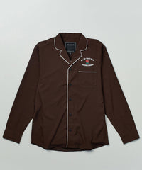 All We Trust Long Sleeve Woven Shirt - Brown
