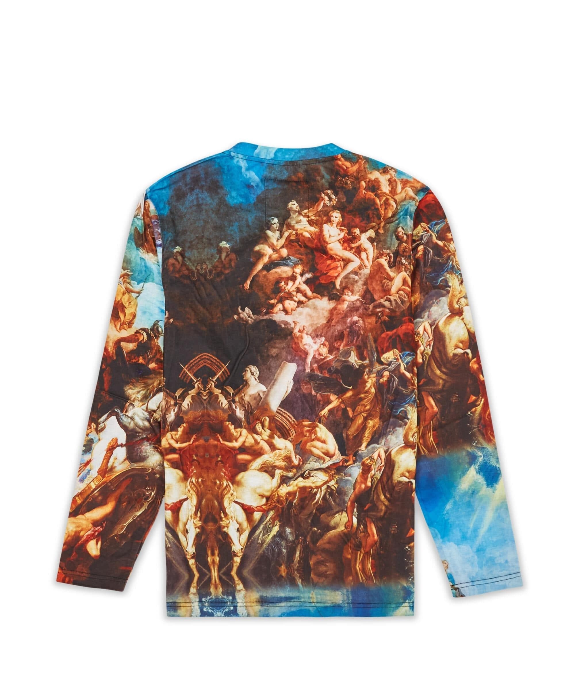 Renaissance Allover Print Long Sleeve Tee